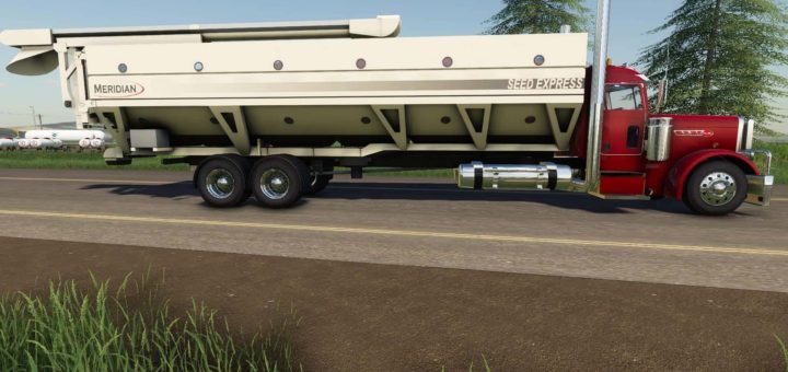 Мод грузовик Peterbilt Tender Truck v1.0 Farming Simulator 2019