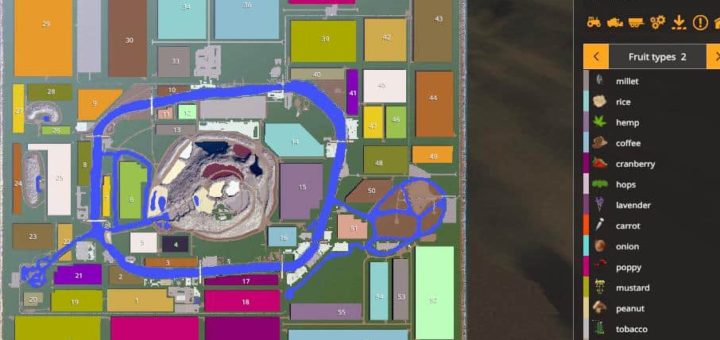 Мод карта Ricciville v1.1 Farming Simulator 19