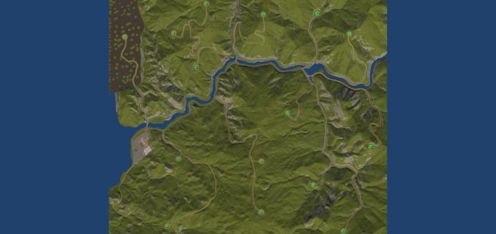 Мод карта Rogue River v1.0.0.0 Farming Simualator 19