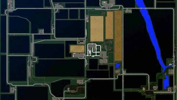 Мод карта Saxonia v1.0 Farming Simulator 2019