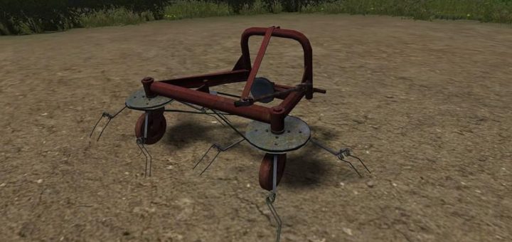 Мод сеноворошилка Tedder Spider v1.0.0.0 FS19