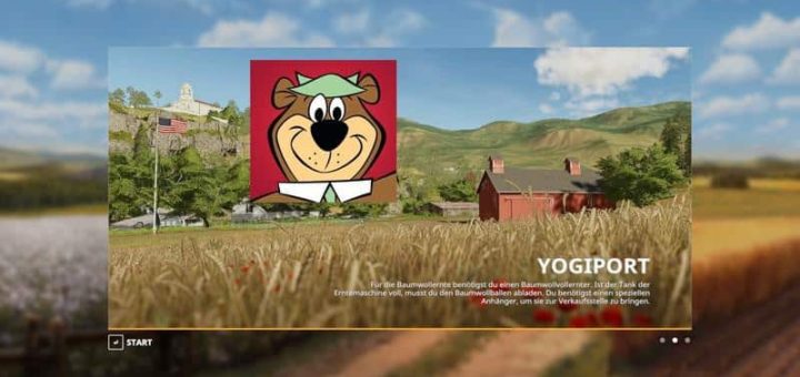 Мод карта Yogiport Map mp v19.9 Farming Simulator 2019