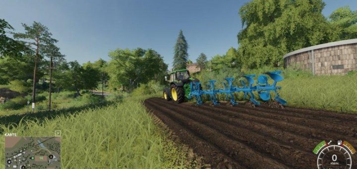 Мод плуг Lemken Jewel 7-5 v1.0 Farming Simulator 19