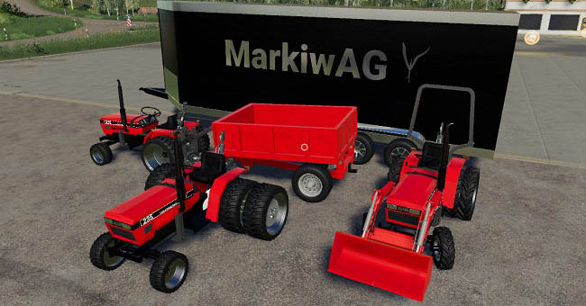 Мод ПАК CASE IH 235 lawn Tractor v2.0 Farming Simulator 19