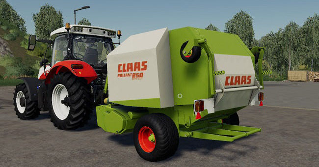 Мод тюкопресс Claas Rollant 250 v1.5 Farming Simulator 19