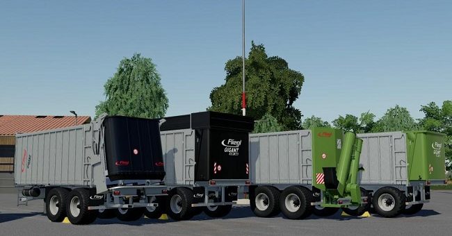 Мод прицеп Fliegl ASW 268 v1.0.0.0 Farming Simulator 19
