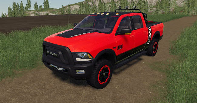 Мод авто Dodge Power Wagon v1.0 Farming Simulator 19