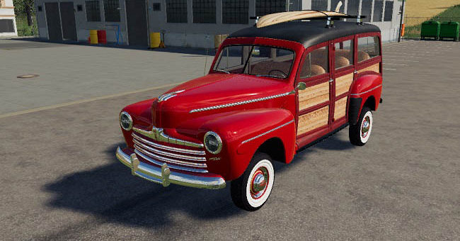 Мод авто Ford Woody v1.0 Farming Simulator 2019