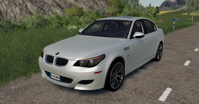 Мод авто BMW M5 E60 v1.0 Farming Simulator 19