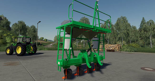 Мод культиватор Gessner deep cultivator with fertilizer function v1.0 FS19
