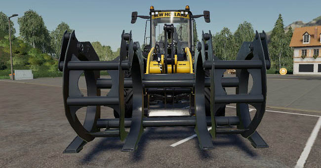 Мод захват HJM Double Claw v1.0.0.0 Farming Simulator 19