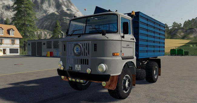 Мод грузовик IFA W50 LA/Z MK 56 v1.1 Farming Simulator 19