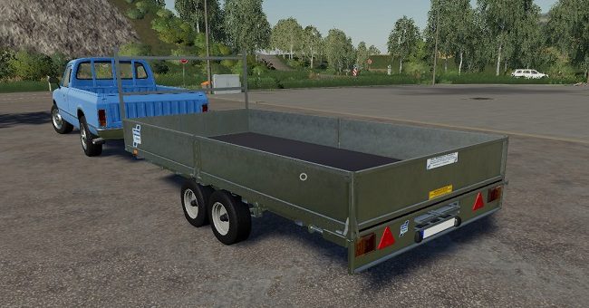 Мод прицеп Ifor Williams LM146 v1.1 Farming Simulator 19