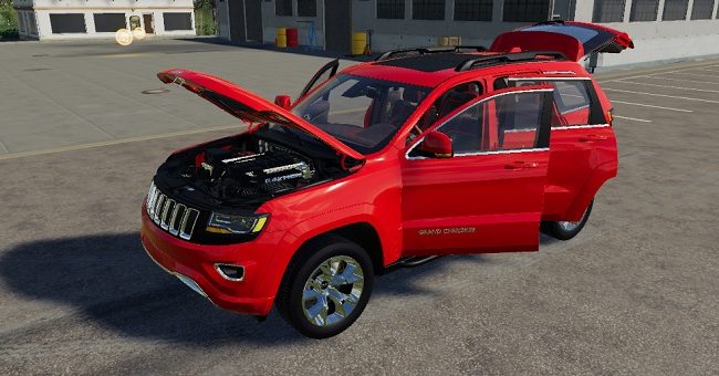 Мод авто Grand Jeep Cherokee v1.0 Farming Simulator 19