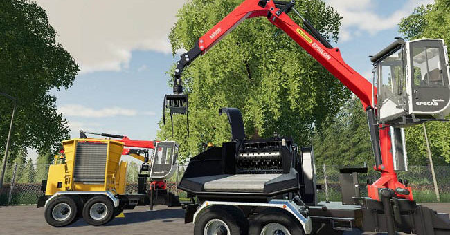 Мод щепогрыз Jenz HEM 583 Z - with EpsCab v1.0.0.0 Farming Simulator 19
