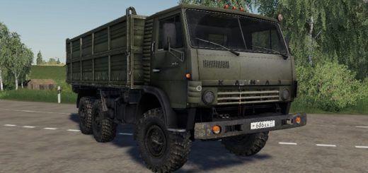 Мод грузовик Камаз 4310 и прицеп v2.0 Фарминг Симулятор 19