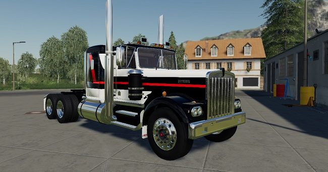 Мод грузовик Kenworth W900A Flat Top v1.8.0.0 FS2019
