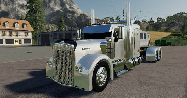 Мод тягач Kenworth WL900 Grill Farming Simulator 2019