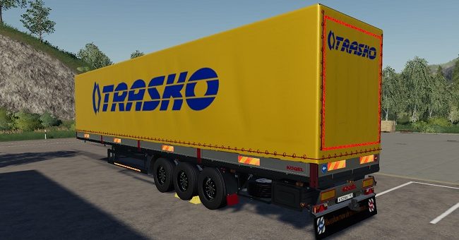Мод прицеп Kogel Trasko Auto-Loading v2.1 Farming Simulator 19