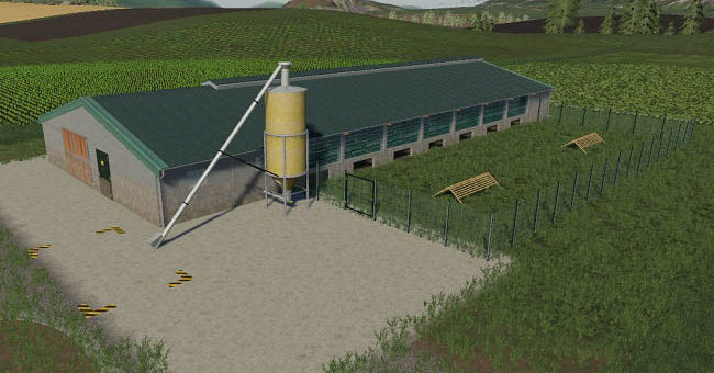 Мод курятник Laying Henhouse v1.0.0.0 Farming Simulator 19