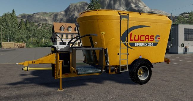 Мод кормосмеситель Lucas Spirmix FraBel v1.0.0.0 FS19