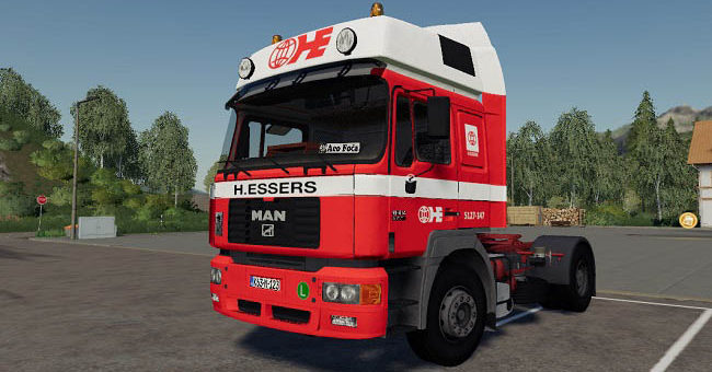 Мод тягач MAN F2000 19.414 v1.0 Farming Simulator 19