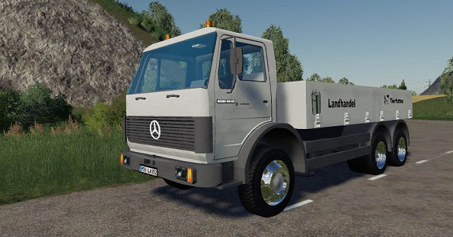 Мод грузовик Mercedes Benz SK 1632 Flatbad v1.0 FS2019