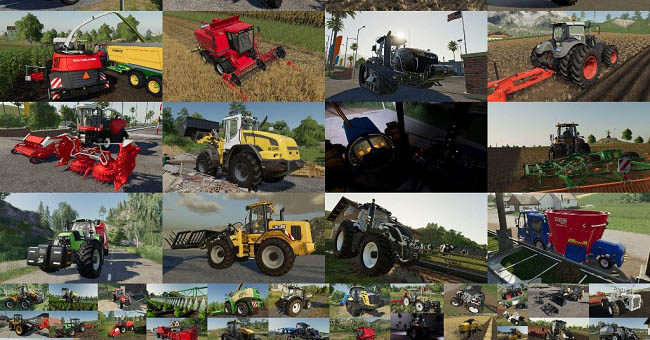Мод ПАК Mods Pack v1.0.0.1 Farming Simulator 19