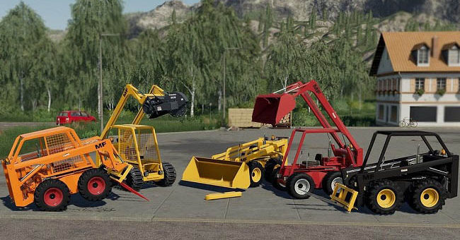 Мод ПАК Skid Steer Loader 711 Pack v1.0.0.0 Farming Simulator 19