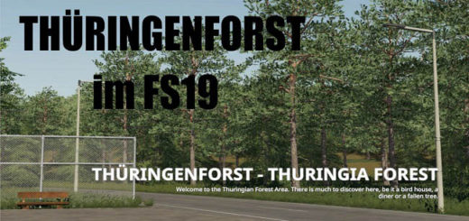 Мод карта Thuringen Forst v3.0 Farming Simulator 2019