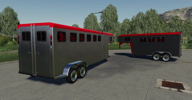 Мод ПАК Horse trailers v1.0 Farming Simulator 19