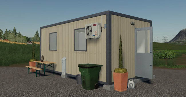 Мод дом Container House v1.0.0.0 Farming Simulator 19