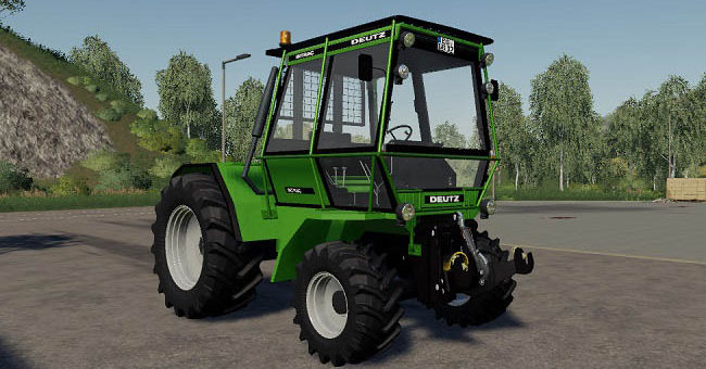 Мод трактор Deutz fahr intrac v1.0 Farming Simulator 19