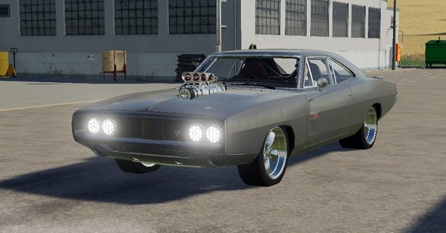 Мод авто Dodge Charger R/T 1970 v1.0 Farming Simulator 19