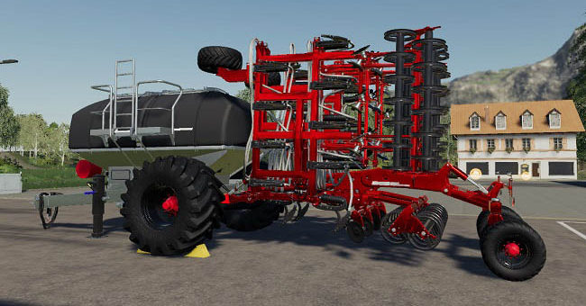 Мод сеялка Horsch Evo12.375 Multicolor Option v1.0 Farming Simulator 19