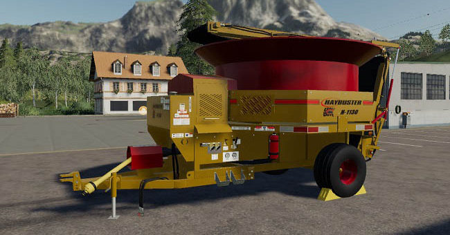 Мод кормосмеситель Haybuster H-1130 tub grinder v1.0.0.0 FS19