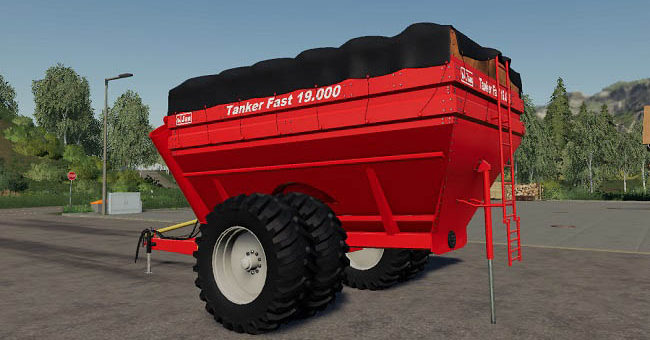 Мод прицеп Jan Tanker 19 v1.0.0.0 Farming Simulator 19