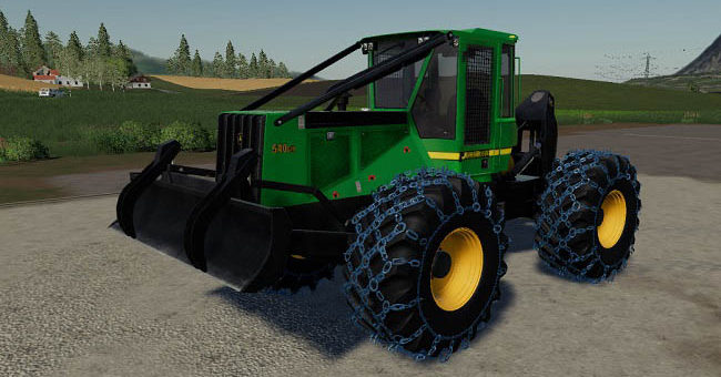 Мод трактор John Deere GIII Skidder v1.0.1.6 Farming Simulator 19