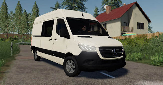 Мод автобус Mercedes-Benz Sprinter VS30 v0.9 FS2019