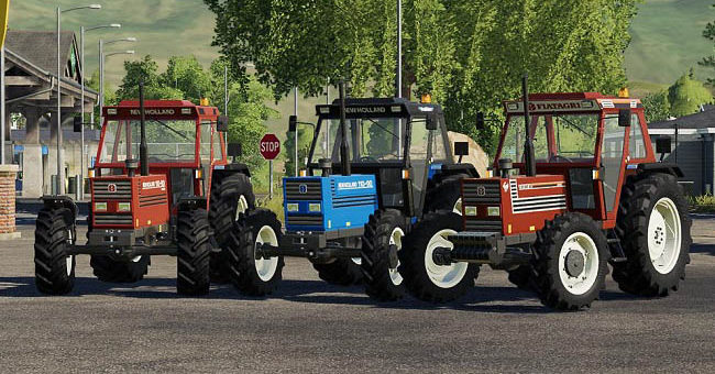 Мод трактор New Holland 110 90 v1.0.0.0 Farming Simulator 19
