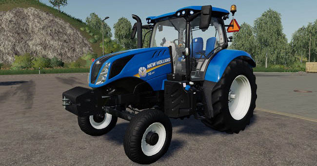 Мод трактор New Holland T6 - 2WD v1.0.0.0 Farming Simulator 19