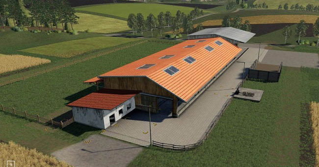 Мод коровник Placeable Cowshed v1.2.0.0 Farming Simulator 19