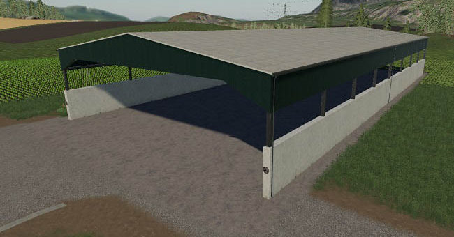 Мод навес Placeable Grain Storage v1.0.0.0 Farming Simulator 2019