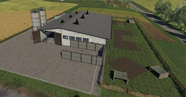 Мод свинарник Placeable pigsty v1.2.0.0 Farming Simulator 19
