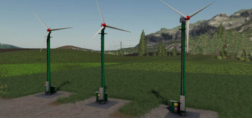 Мод турбина Small Wind Turbine v1.0.0.0 Farming Simulator 2019