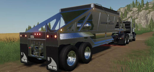 Мод прицеп TrailKing Belly Dump v1.0 Farming Simulator 19