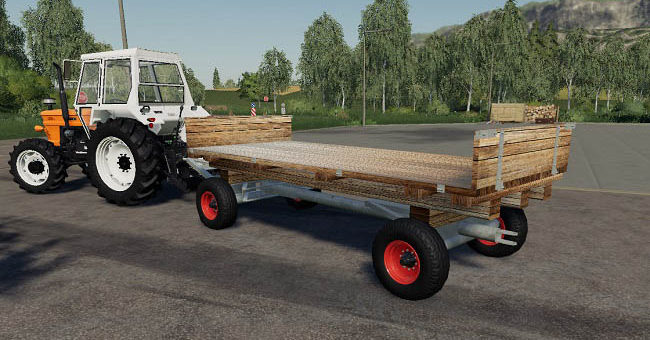 Мод прицеп Bale platform autoload v1.0 Farming Simulator 19