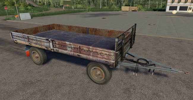 Мод прицеп IFA HL 60-02 Ballenwagen UAL v1.0 Farming Simulator 19