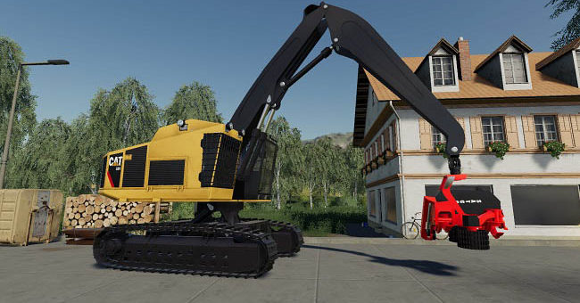 Мод Cat 551 Processor v1.1 Farming Simulator 19
