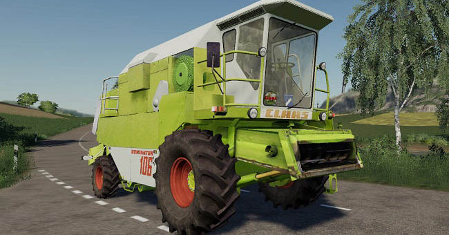 Мод комбайн Claas Dominator 106 v1.0.0.3 Farming Simulator 2019